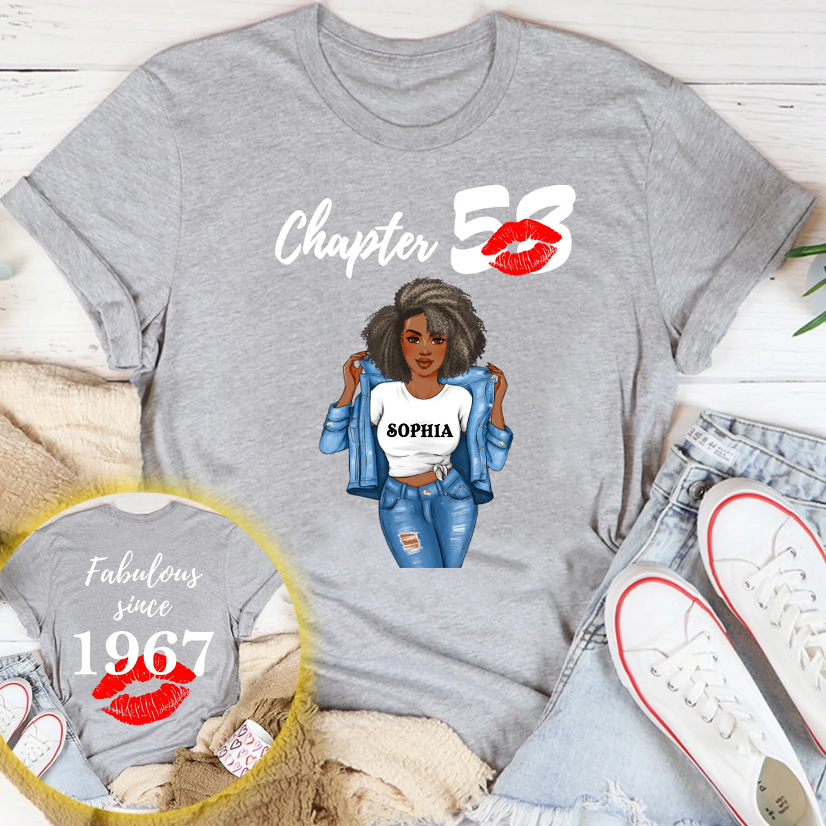 Personalized 58th birthday gifts ideas 58th birthday shirt for her back in 1967 turning 58 shirts 58th birthday t shirts for woman