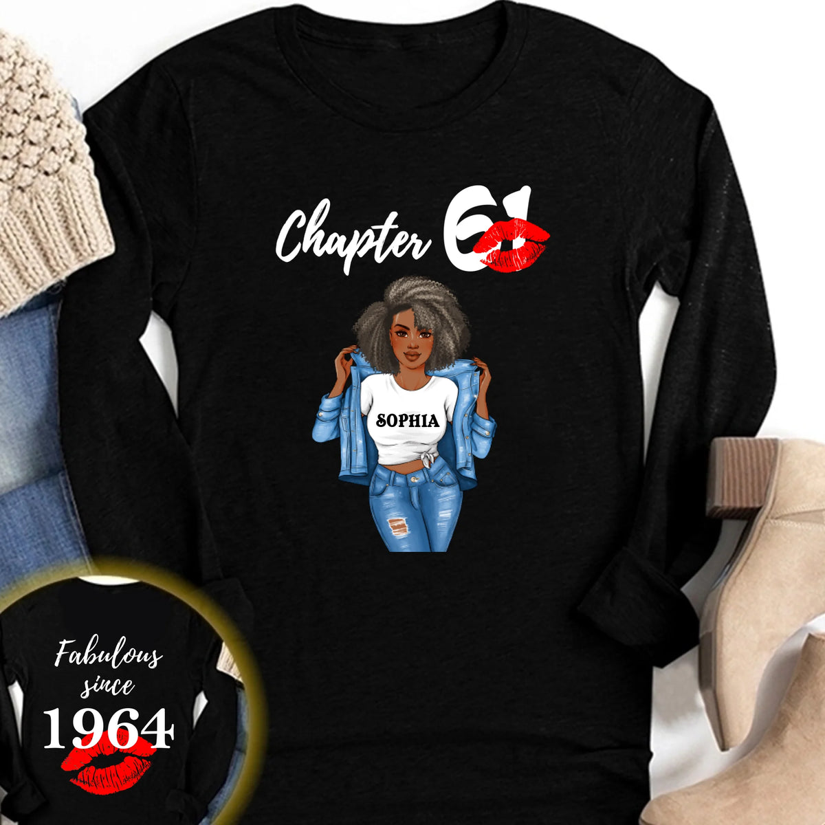 Personalized 61st birthday gifts ideas 61st birthday shirt for her back in 1964 turning 61 shirts 61st birthday t shirts for woman