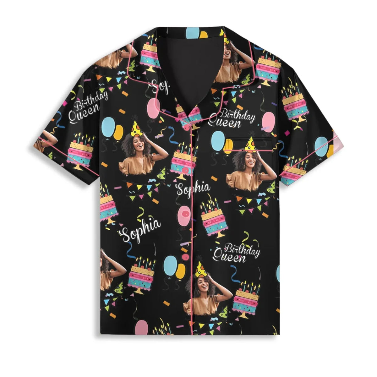Birthday Women's Pajamas Set, Custom Birthday Pajamas, Birthday Pajamas Set For Black Women, Its My Birthday Pajamas, Birthday Queen, Birthday Pajamas-YPT-HMT