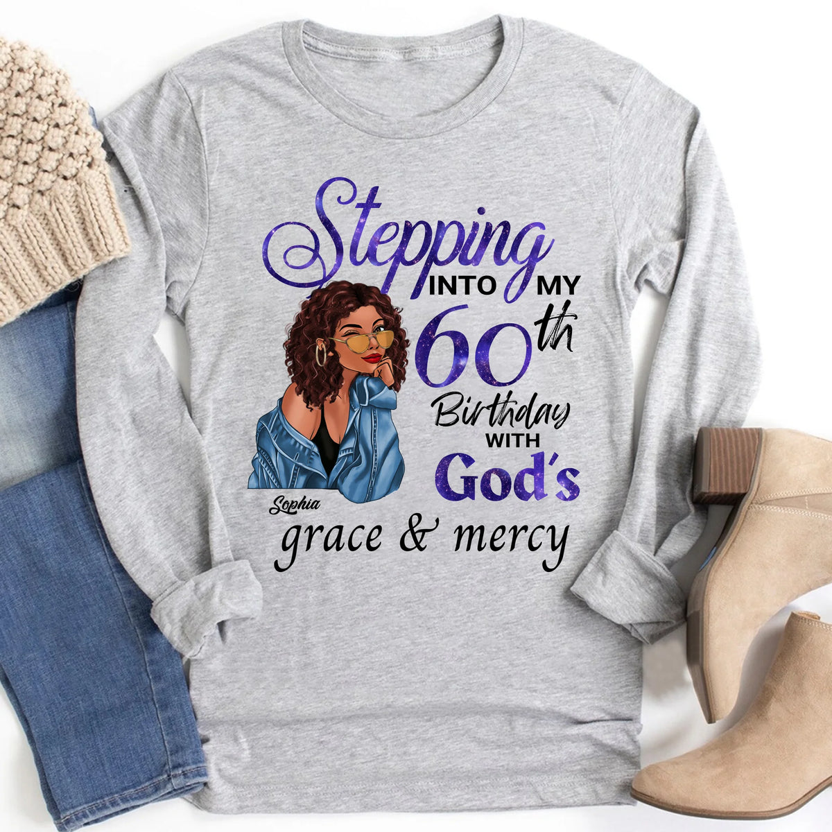 Chapter 60, Fabulous Since 1962 60th Birthday Unique T Shirt For Woman, Custom Birthday Shirt, Her Gifts For 60 Years Old , Turning 60 Birthday Cotton Shirt