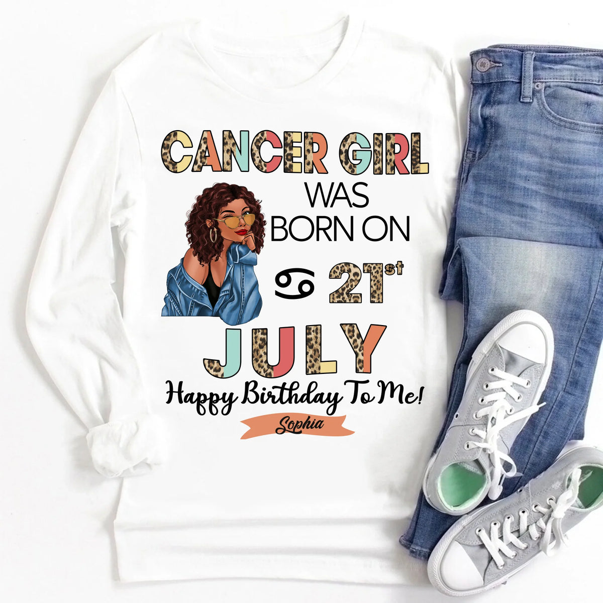 Custom Birthday Shirt, Cancer Zodiac t shirt, Cancer Birthday shirt, Cancer t shirts for ladies, Cancer queen t shirt, Cancer Queen Birthday shirt