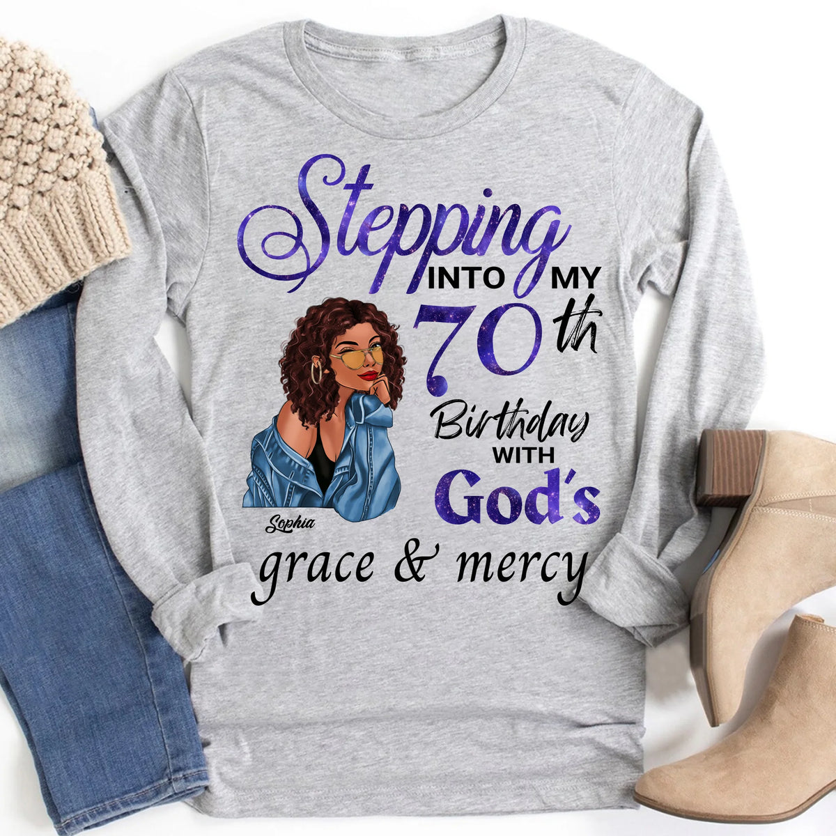 Chapter 70, Fabulous Since 1953 70th Birthday Unique T Shirt For Woman, Custom Birthday Shirt, Her Gifts For 70 Years Old , Turning 70 Birthday Cotton Shirt