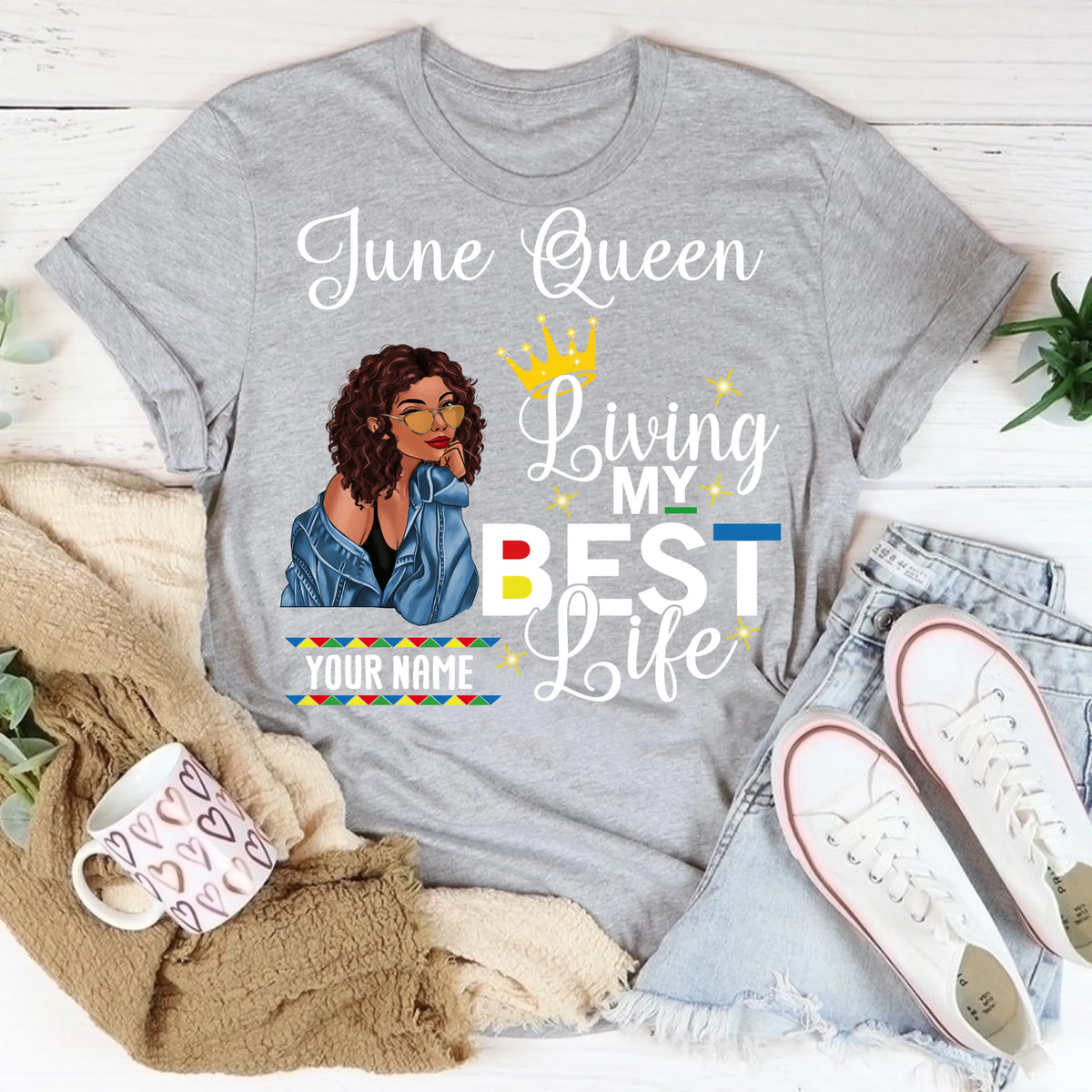 June Birthday Shirt, Custom Birthday Shirt, Queens Born In June, June Birthday Shirts For Woman, June Birthday Gifts