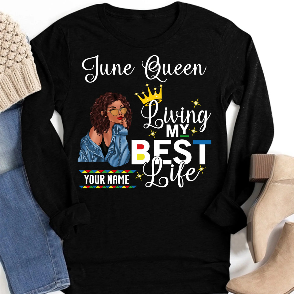 June Birthday Shirt, Custom Birthday Shirt, Queens Born In June, June Birthday Shirts For Woman, June Birthday Gifts