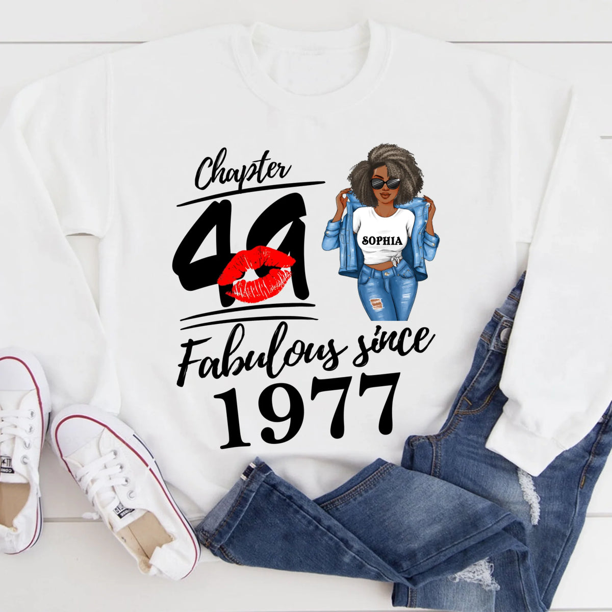 49th Birthday Shirts, Custom Birthday Shirts, Turning 49 Shirt, Gifts For Women Turning 49, 49 And Fabulous Shirt, 1977 Shirt, 49th Birthday Shirts For Her, It's My 49 Birthday
