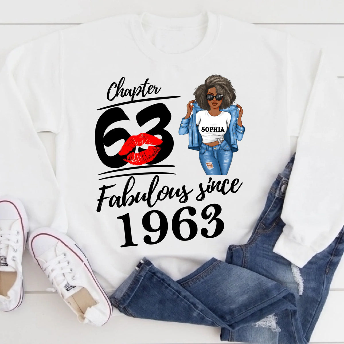 63rd Birthday Shirts, Custom Birthday Shirts, Turning 63 Shirt For Women, Turning 63 And Fabulous Shirt, 1963 Shirt, Best Gifts For Women Turning 63