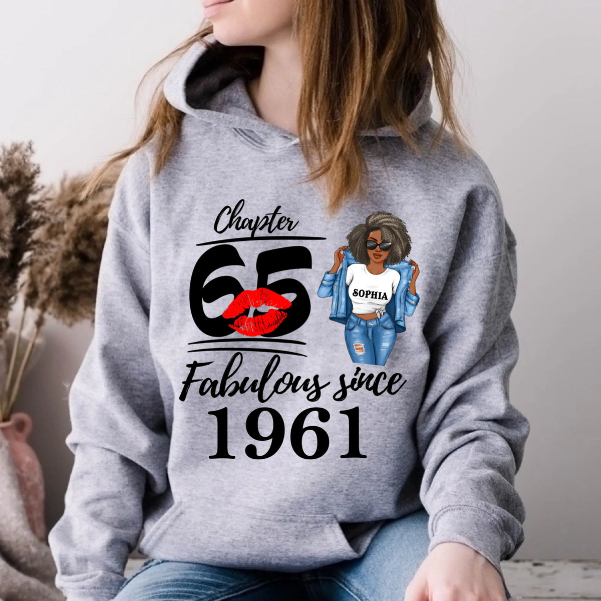 65th Birthday Shirts, Custom Birthday Shirts, Turning 65 Shirt For Women, Turning 65 And Fabulous Shirt, 1961 Shirt, Best Gifts For Women Turning 65