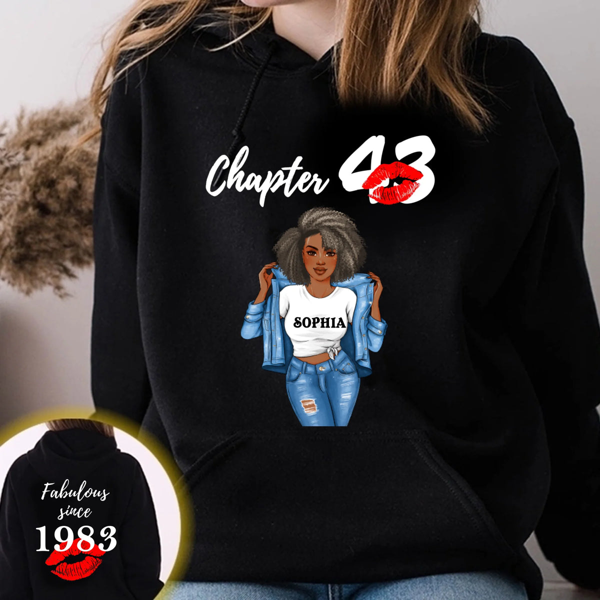 Personalized 43rd birthday gifts ideas 43rd birthday shirt for her back in 1983 turning 43 shirts 40rd birthday t shirts for woman