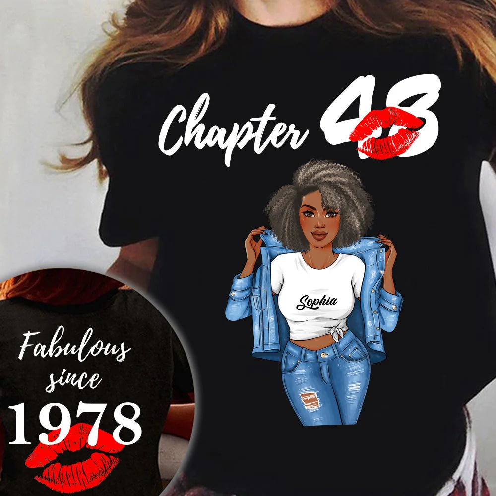 Personalized 48th birthday gifts ideas 48th birthday shirt for her back in 1978 turning 48 shirts 48th birthday t shirts for woman