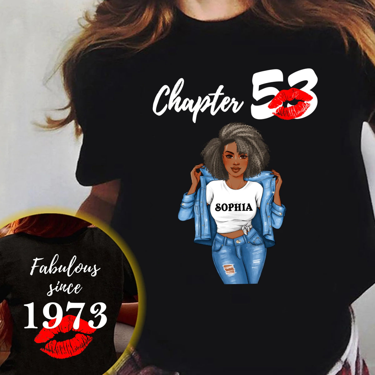Personalized 53rd birthday gifts ideas 53rd birthday shirt for her back in 1973 turning 53 shirts 53rd birthday t shirts for woman