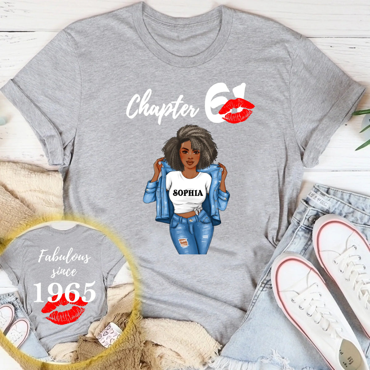 Personalized 61st birthday gifts ideas 61st birthday shirt for her back in 1965 turning 61 shirts 61st birthday t shirts for woman