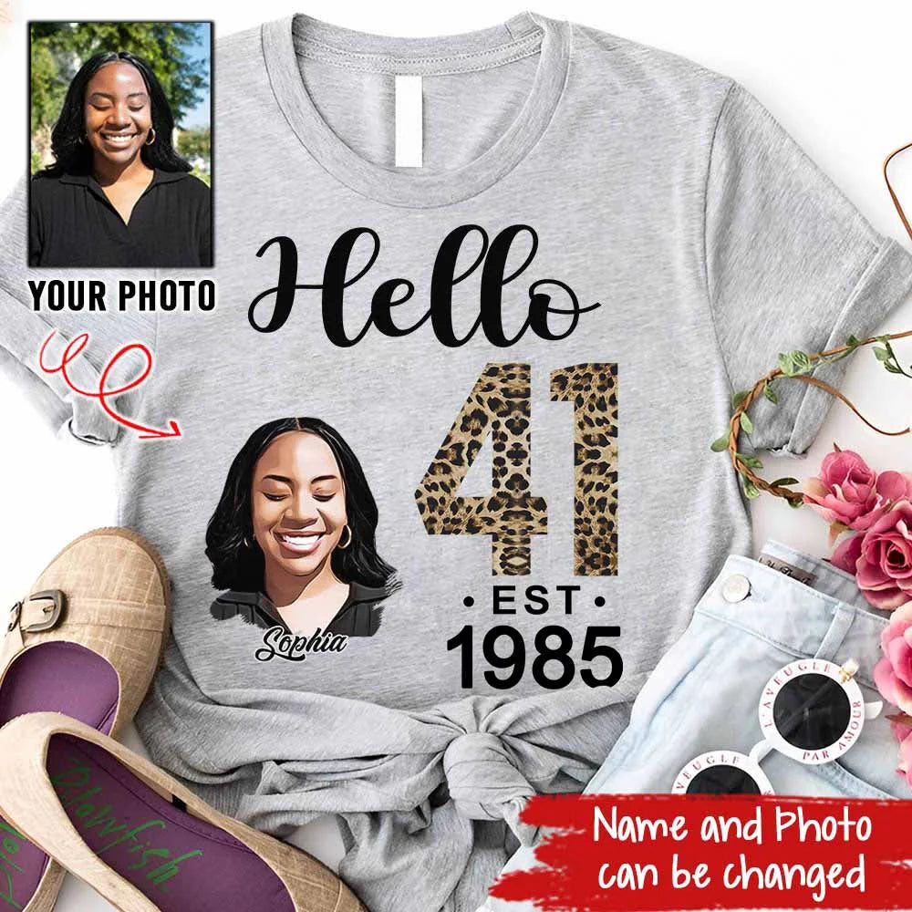 41st Birthday Shirts, Custom Birthday Shirts, Turning 41 Shirt, Gifts For Women Turning 41, 41 And Fabulous Shirt, 1985 Shirt, 41st Birthday Shirts For Her