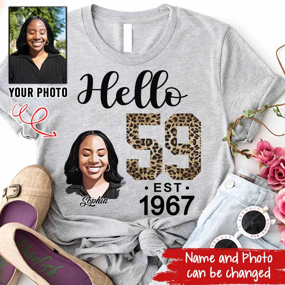 59th Birthday Shirts, Custom Birthday Shirts, Turning 59 Shirt, Gifts For Women Turning 59, 59 And Fabulous Shirt, 1967 Shirt, 59th Birthday Shirts For Her