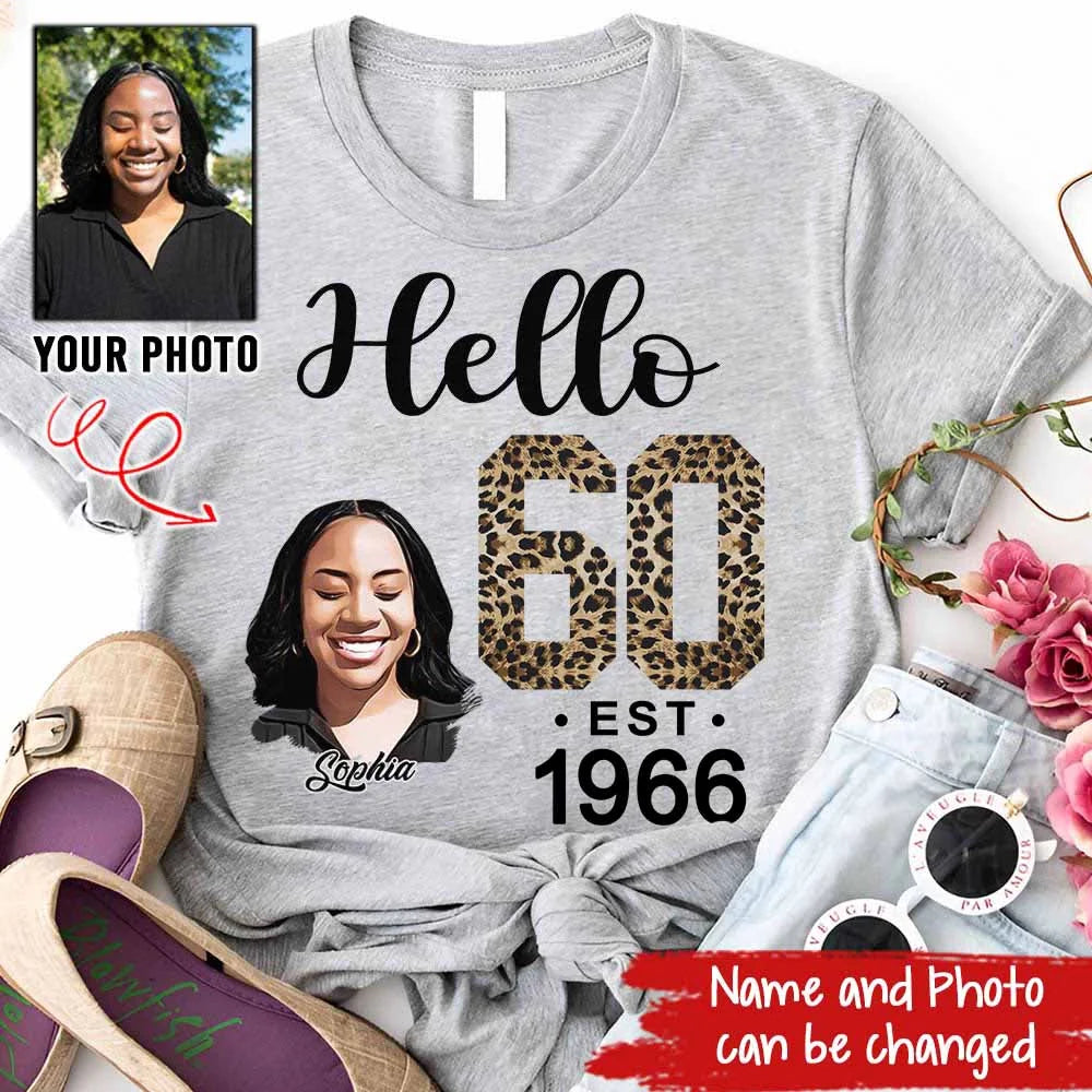 60th Birthday Shirts, Custom Birthday Shirts, Turning 60 Shirt, Gifts For Women Turning 60, 60 And Fabulous Shirt, 1966 Shirt, 60th Birthday Shirts For Her
