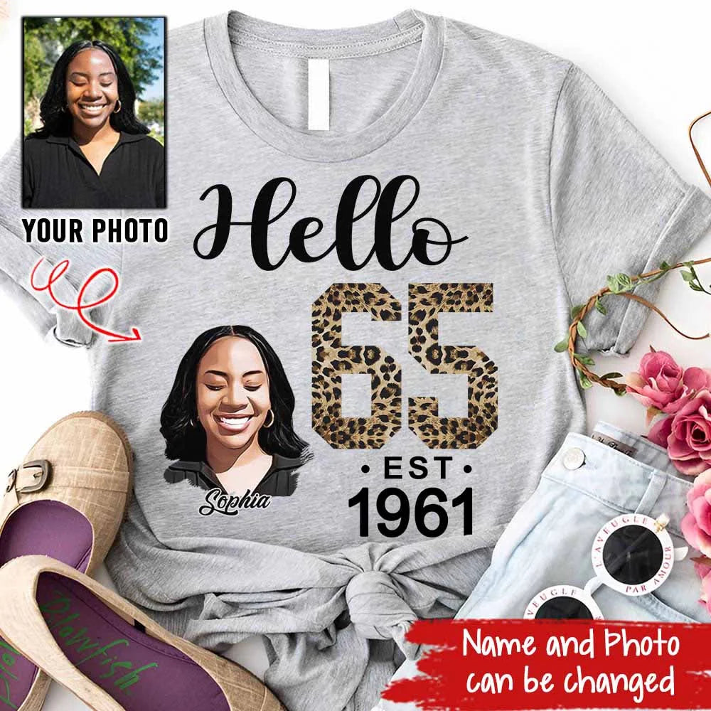 65th Birthday Shirts, Custom Birthday Shirts, Turning 65 Shirt, Gifts For Women Turning 65, 65 And Fabulous Shirt, 1961 Shirt, 65th Birthday Shirts For Her