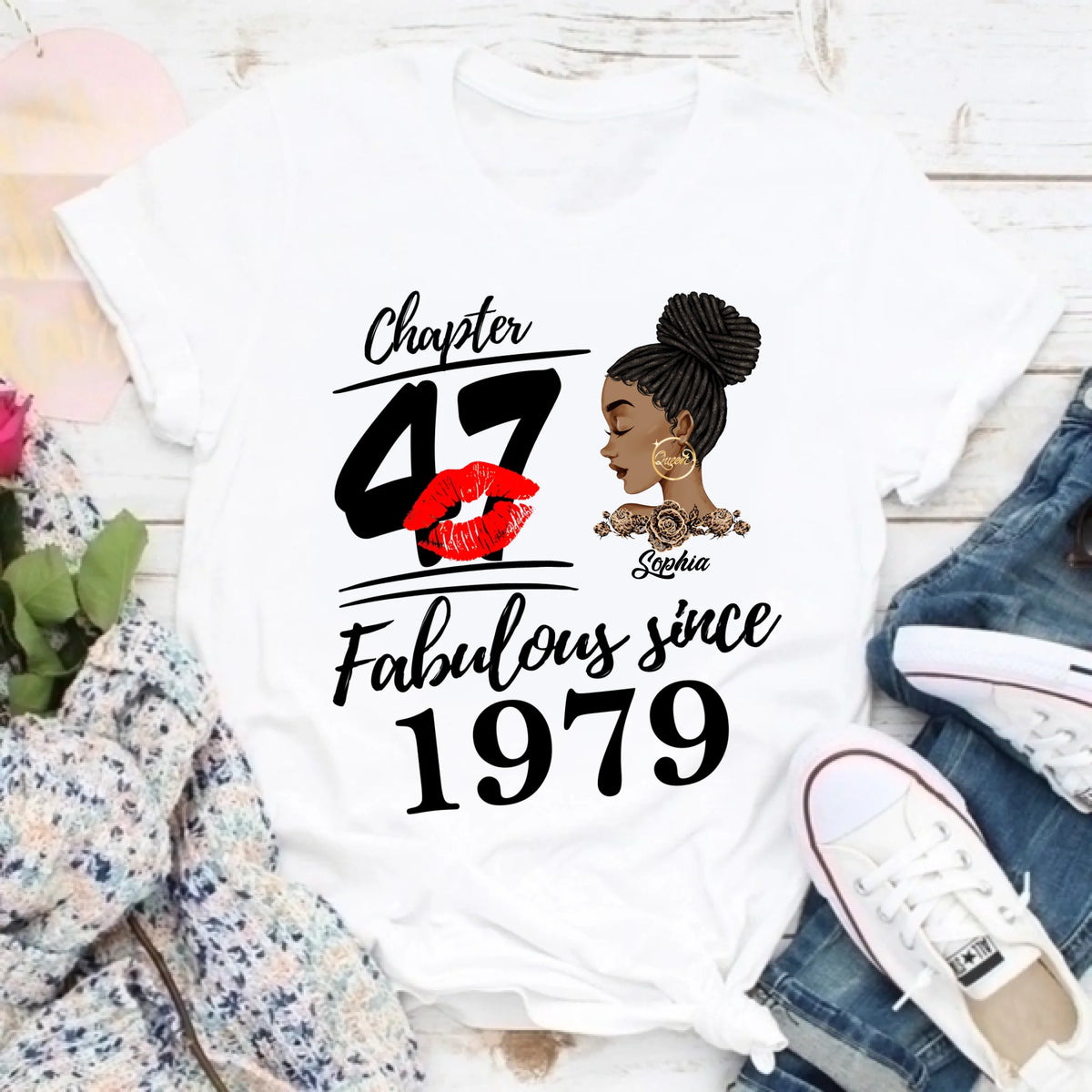 47th Birthday Shirts, Custom Birthday Shirts, Turning 47 Shirt, Gifts For Women Turning 47, 47 And Fabulous Shirt, 1979 Shirt, 47th Birthday Shirts For Her, It's My 47 Birthday