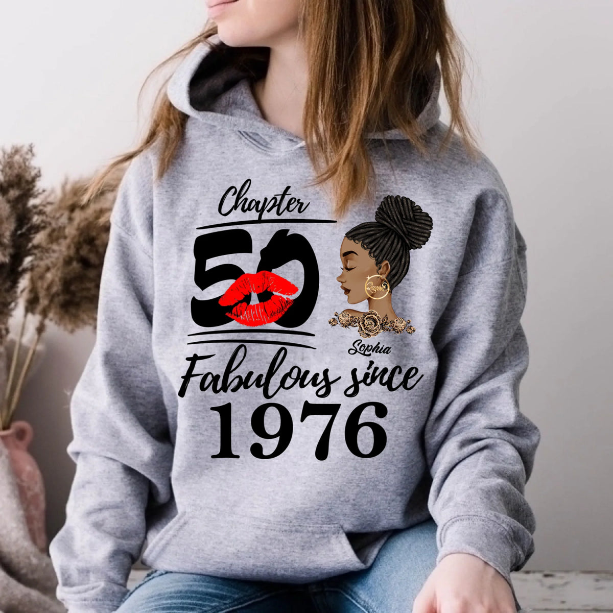 50th Birthday Shirts, Custom Birthday Shirts, Turning 50 Shirt, Gifts For Women Turning 50, 50 And Fabulous Shirt, 1976 Shirt, 50th Birthday Shirts For Her