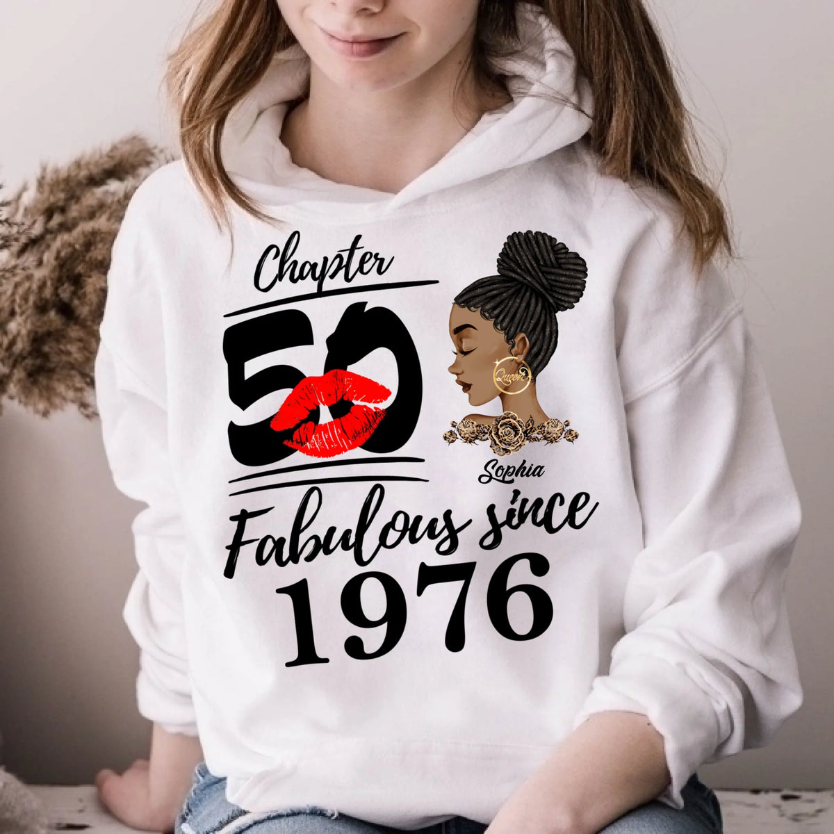 50th Birthday Shirts, Custom Birthday Shirts, Turning 50 Shirt, Gifts For Women Turning 50, 50 And Fabulous Shirt, 1976 Shirt, 50th Birthday Shirts For Her