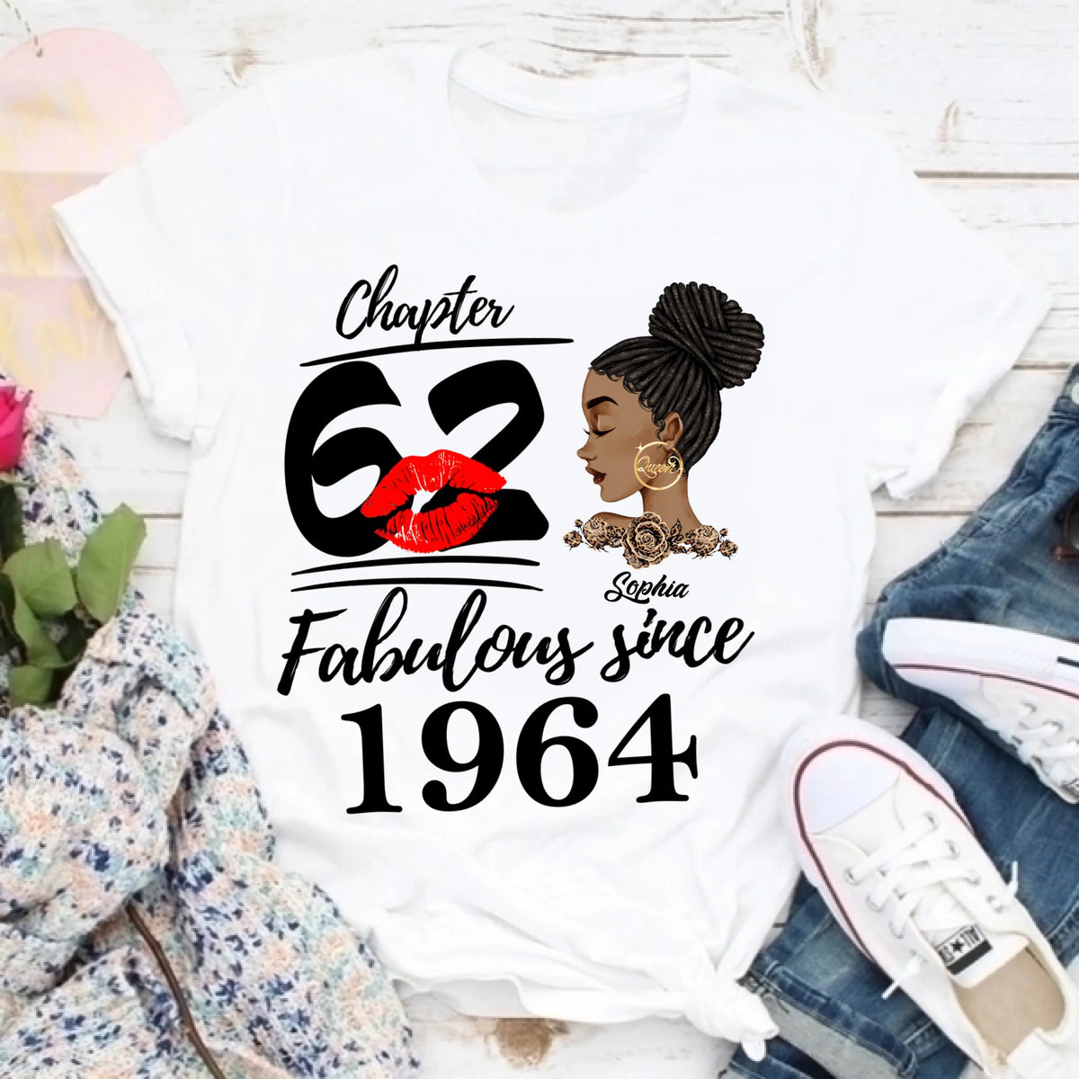 62nd Birthday Shirts, Custom Birthday Shirts, Turning 62 Shirt For Women, Turning 62 And Fabulous Shirt, 1964 Shirt, Best Gifts For Women Turning 62