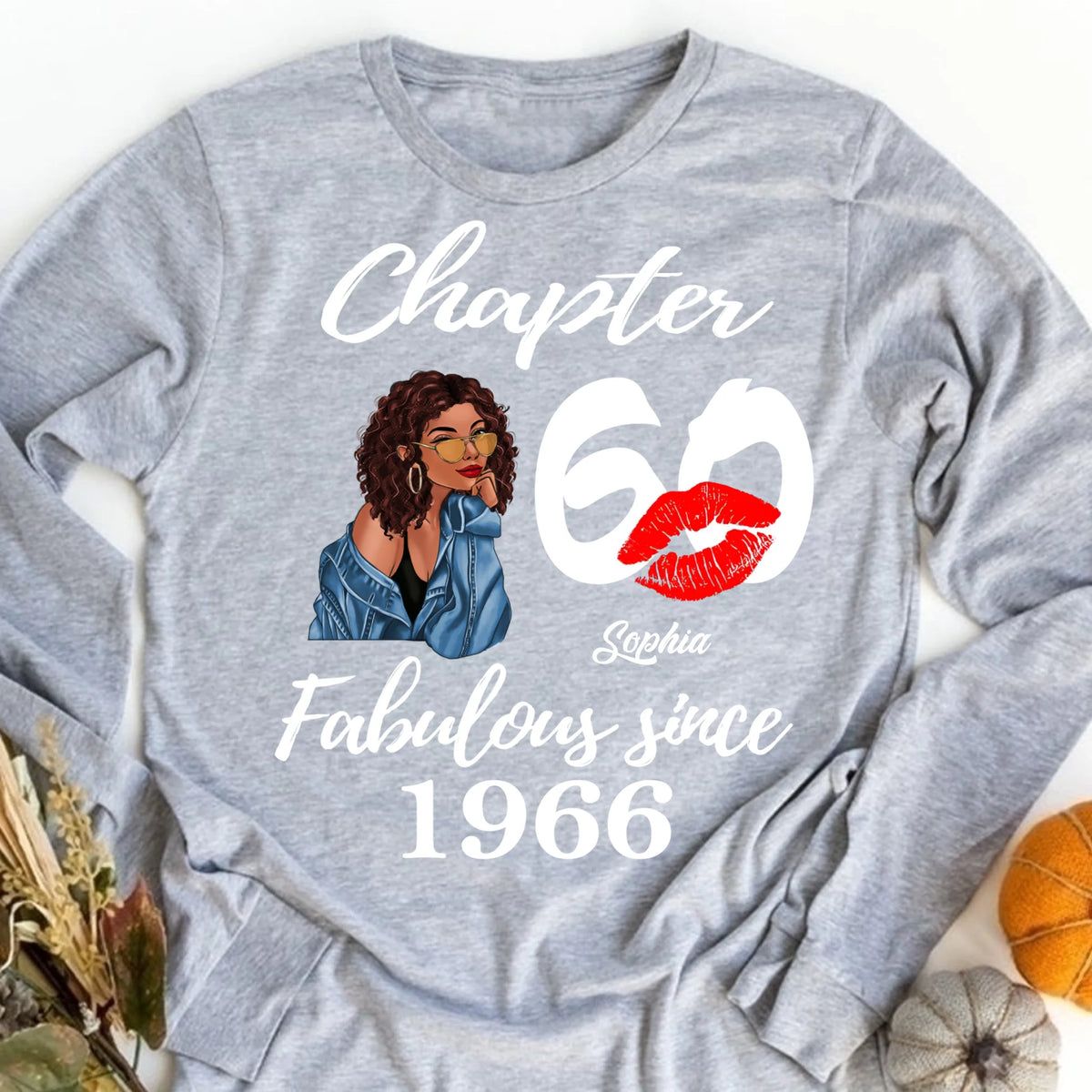 60th Birthday Shirts, Custom Birthday Shirts, Turning 60 Shirt For Women, Turning 60 And Fabulous Shirt, 1966 Shirt, Best Gifts For Women Turning 60