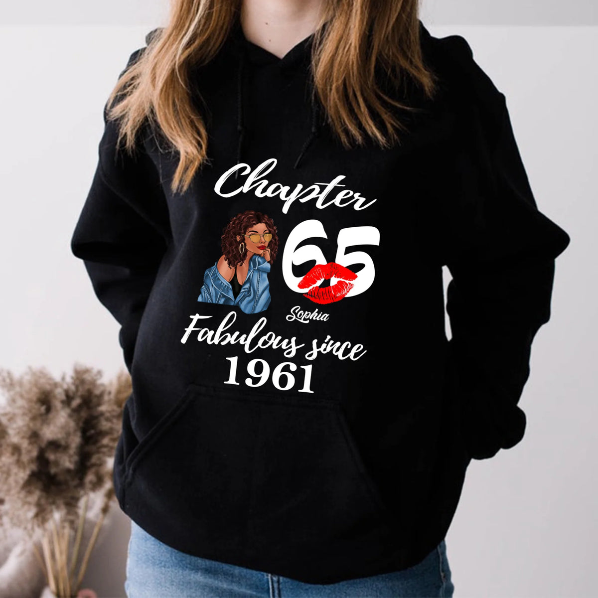 Custom Birthday Shirts, Chapter 65, Fabulous Since 1961 65th Birthday Unique T Shirt For Woman, Her Gifts For 65 Years Old, Turning 65 Birthday Cotton Shirt