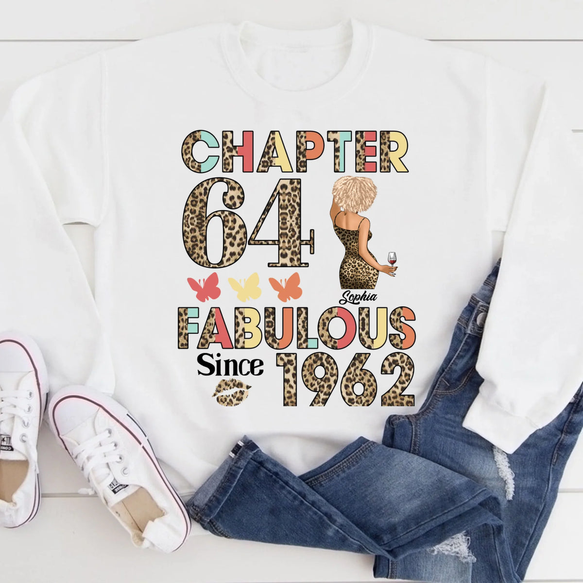 64th Birthday Shirts, Custom Birthday Shirts, Turning 64 Shirt For Women, Turning 64 And Fabulous Shirt, 1962 Shirt, Best Gifts For Women Turning 64