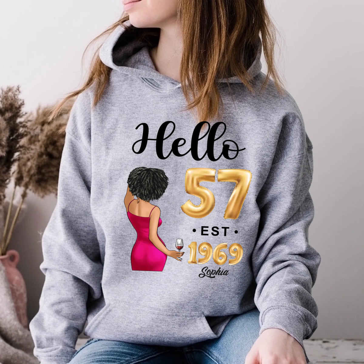 57th birthday shirts for her, Personalised 57th birthday gifts, 1969 t shirt, 57 and fabulous shirt, 57th birthday shirt ideas, gift ideas 57th birthday woman