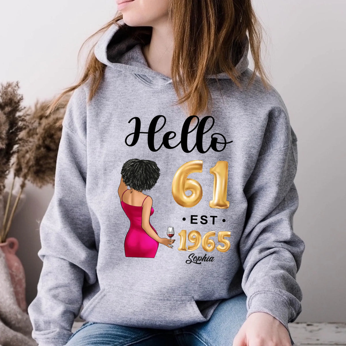 61st birthday shirts for her, Personalised 61st birthday gifts, 1965 t shirt, 61 and fabulous shirt, 61st  birthday shirt ideas, gift ideas 61st birthday woman