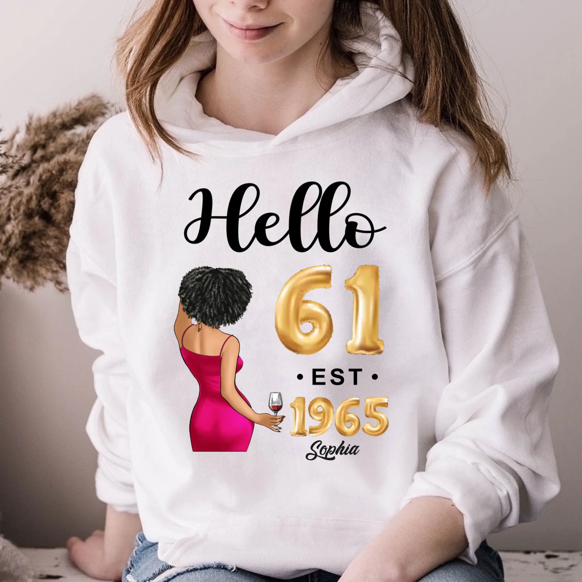 61st birthday shirts for her, Personalised 61st birthday gifts, 1965 t shirt, 61 and fabulous shirt, 61st  birthday shirt ideas, gift ideas 61st birthday woman