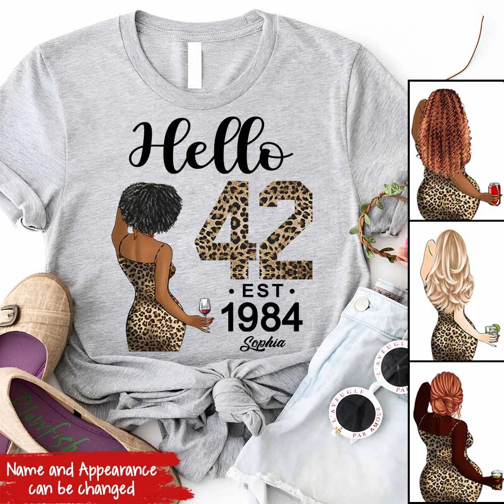 Chapter 42, Fabulous Since 1984 42th Birthday Unique T Shirt For Woman, Custom Birthday Shirt, Her Gifts For 42 Years Old , Turning 42 Birthday Cotton Shirt