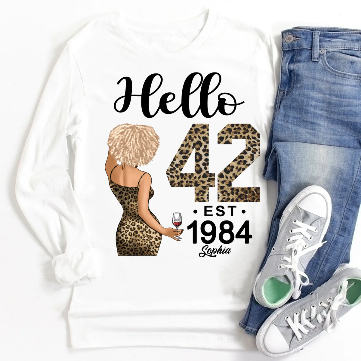 Chapter 42, Fabulous Since 1984 42th Birthday Unique T Shirt For Woman, Custom Birthday Shirt, Her Gifts For 42 Years Old , Turning 42 Birthday Cotton Shirt