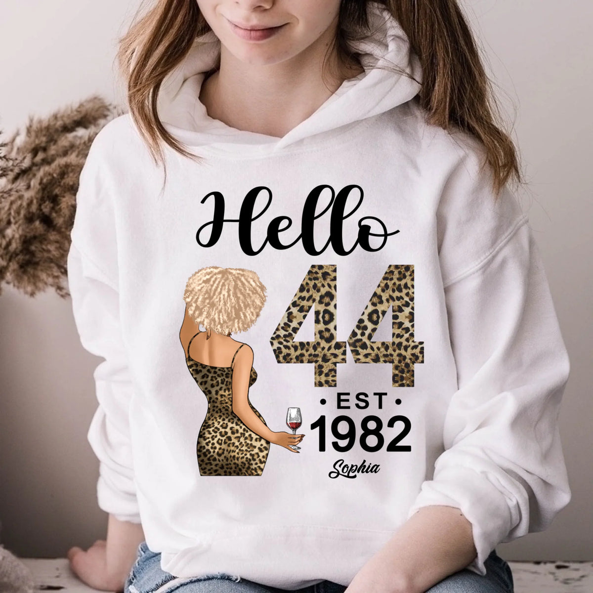 44th Birthday Shirts, Custom Birthday Shirts, Turning 44 Shirt, Gifts For Women Turning 44, 44 And Fabulous Shirt, 1982 Shirt, 44th Birthday Shirts For Her, It's My 44 Birthday