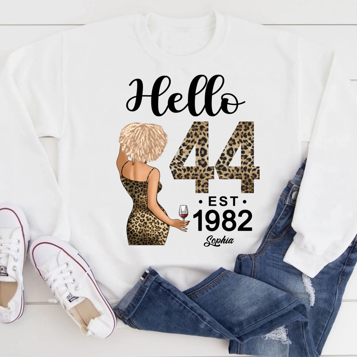 44th Birthday Shirts, Custom Birthday Shirts, Turning 44 Shirt, Gifts For Women Turning 44, 44 And Fabulous Shirt, 1982 Shirt, 44th Birthday Shirts For Her, It's My 44 Birthday