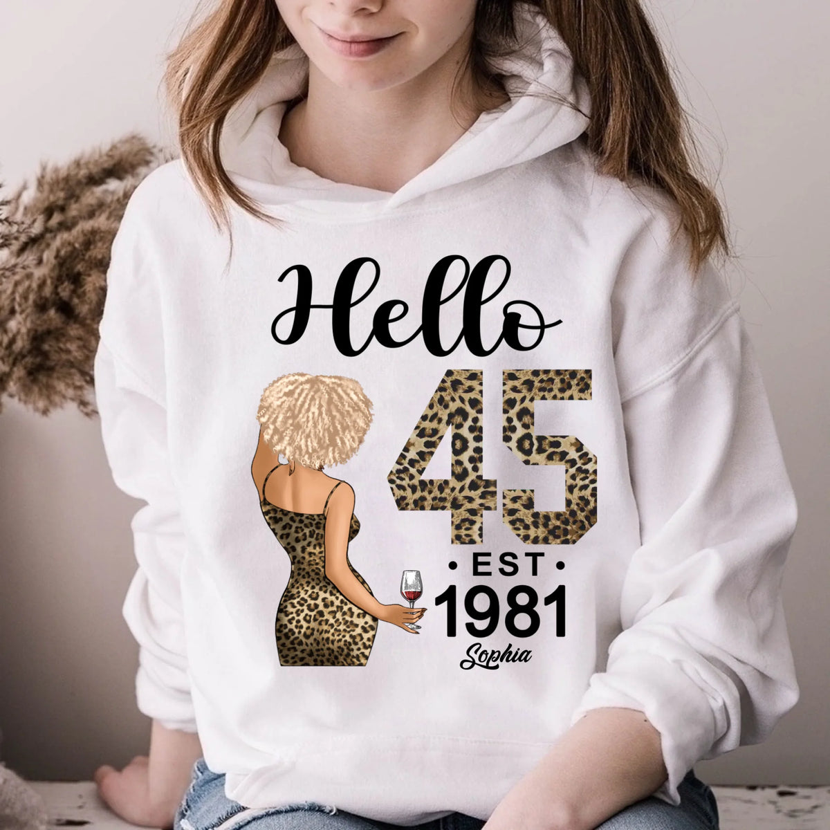 45th Birthday Shirts, Custom Birthday Shirts, Turning 45 Shirt, Gifts For Women Turning 45, 45 And Fabulous Shirt, 1981 Shirt, 45th Birthday Shirts For Her, It's My 45 Birthday