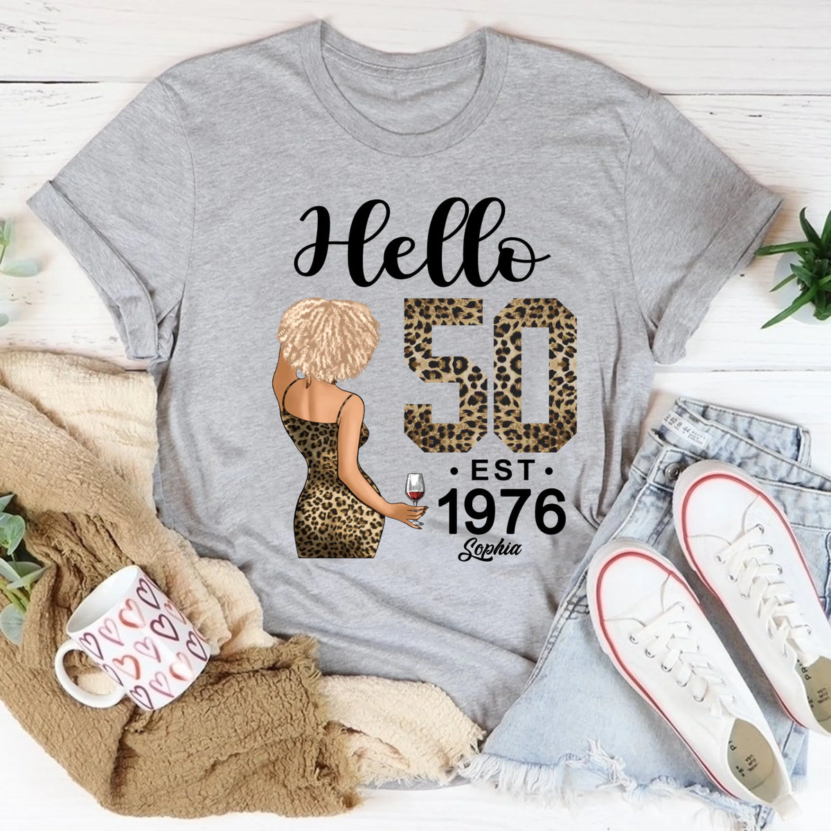 50th Birthday Shirts, Custom Birthday Shirts, Turning 50 Shirt, Gifts For Women Turning 50, 50 And Fabulous Shirt, 1976 Shirt, 50th Birthday Shirts For Her