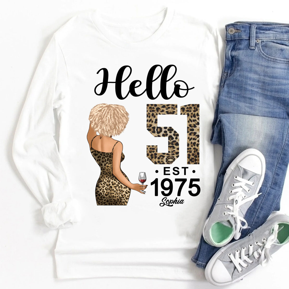 Chapter 51, Fabulous Since 1975 51st Birthday Unique T Shirt For Woman, Custom Birthday Shirt, Her Gifts For 51 Years Old , Turning 51 Birthday Cotton Shirt
