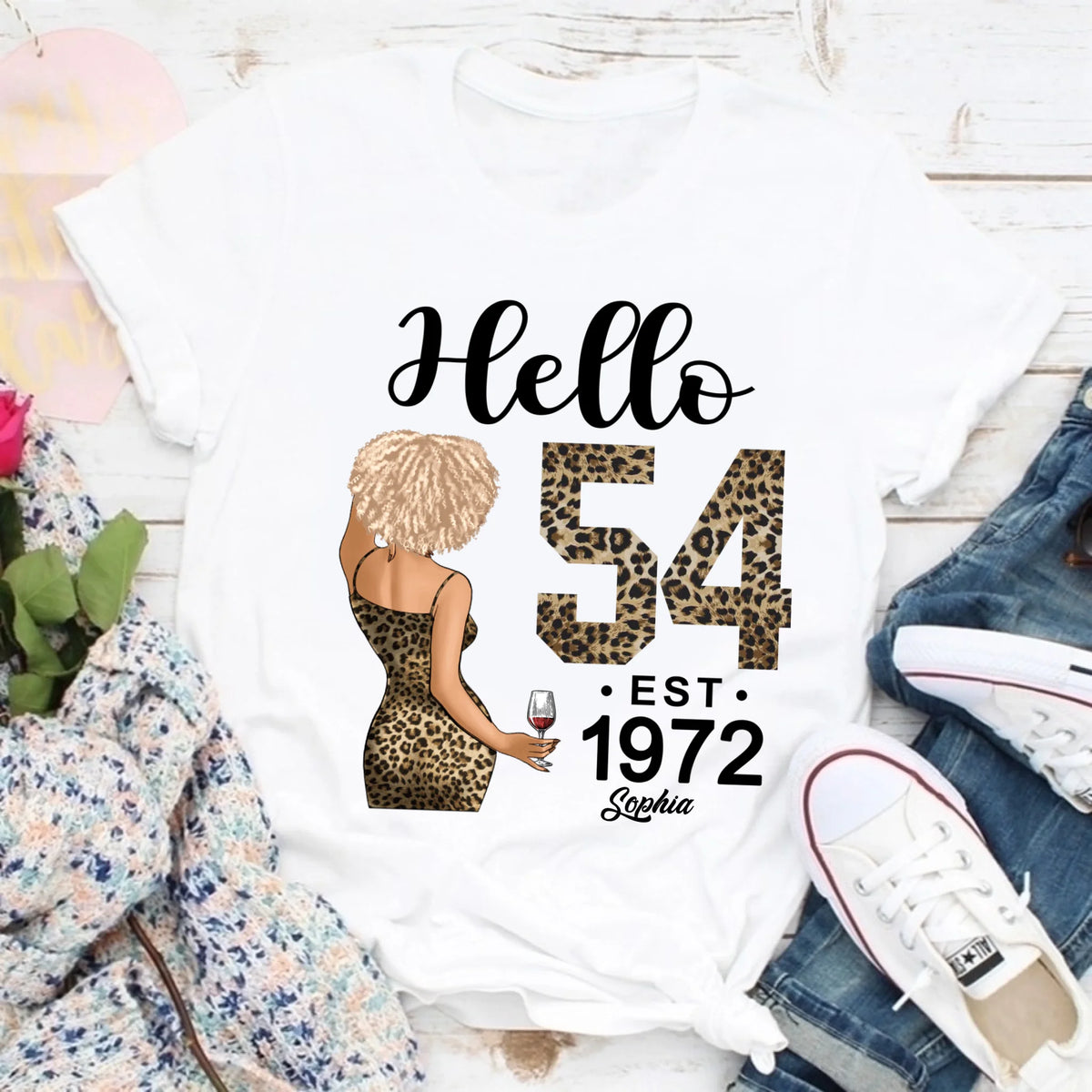 Chapter 54, Fabulous Since 1972 54th Birthday Unique T Shirt For Woman, Custom Birthday Shirt, Her Gifts For 54 Years Old , Turning 54 Birthday Cotton Shirt