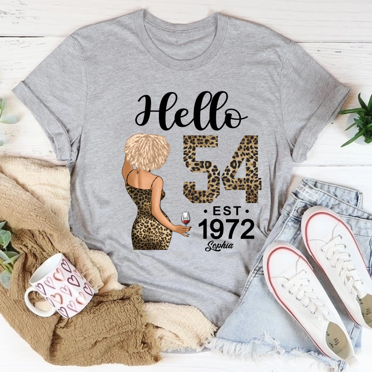 Chapter 54, Fabulous Since 1972 54th Birthday Unique T Shirt For Woman, Custom Birthday Shirt, Her Gifts For 54 Years Old , Turning 54 Birthday Cotton Shirt