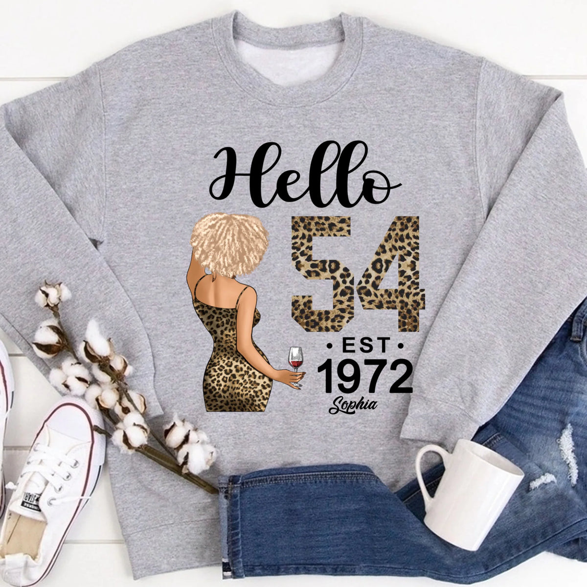 Chapter 54, Fabulous Since 1972 54th Birthday Unique T Shirt For Woman, Custom Birthday Shirt, Her Gifts For 54 Years Old , Turning 54 Birthday Cotton Shirt