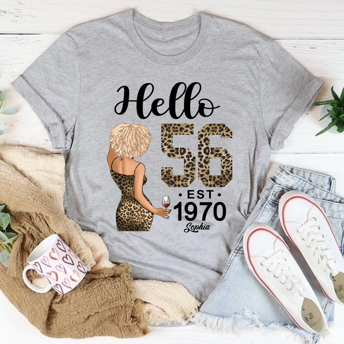 Chapter 56, Fabulous Since 1970 56th Birthday Unique T Shirt For Woman, Custom Birthday Shirt, Her Gifts For 56 Years Old , Turning 56 Birthday Cotton Shirt