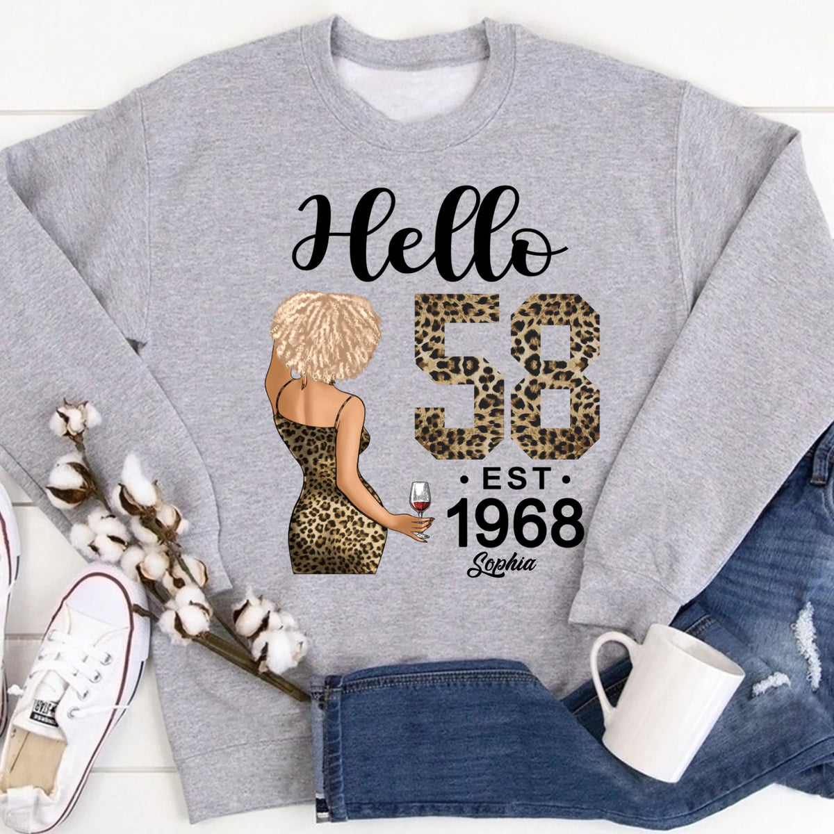 Chapter 58, Fabulous Since 1968 58th Birthday Unique T Shirt For Woman, Custom Birthday Shirt, Her Gifts For 58 Years Old , Turning 58 Birthday Cotton Shirt