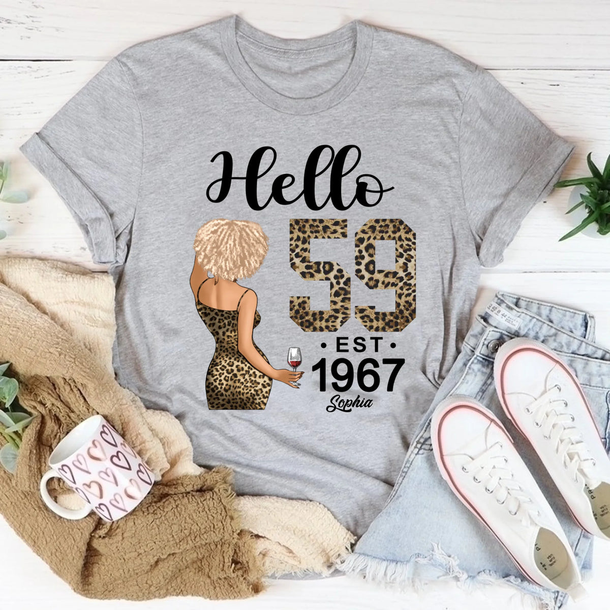 Chapter 59, Fabulous Since 1967 59th Birthday Unique T Shirt For Woman, Custom Birthday Shirt, Her Gifts For 59 Years Old , Turning 59 Birthday Cotton Shirt