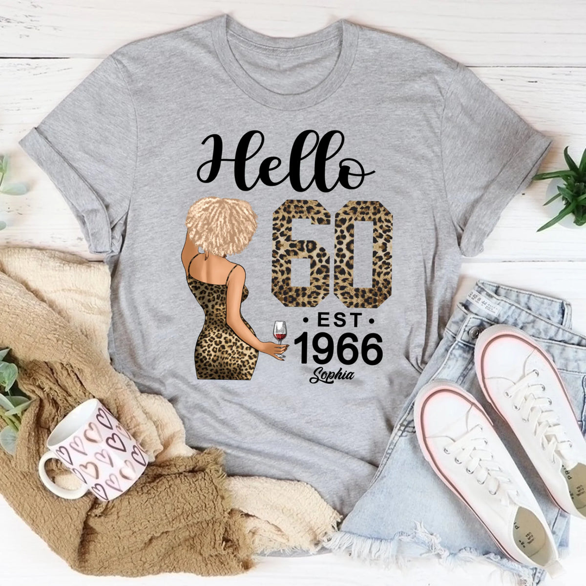 60th Birthday Shirts, Custom Birthday Shirts, Turning 60 Shirt, Gifts For Women Turning 60, 60 And Fabulous Shirt, 1966 Shirt, 60th Birthday Shirts For Her
