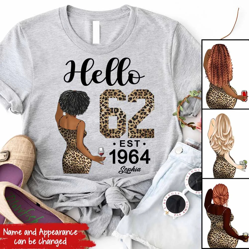 62nd Birthday Shirts, Custom Birthday Shirts, Turning 62 Shirt For Women, Turning 62 And Fabulous Shirt, 1964 Shirt, Best Gifts For Women Turning 62