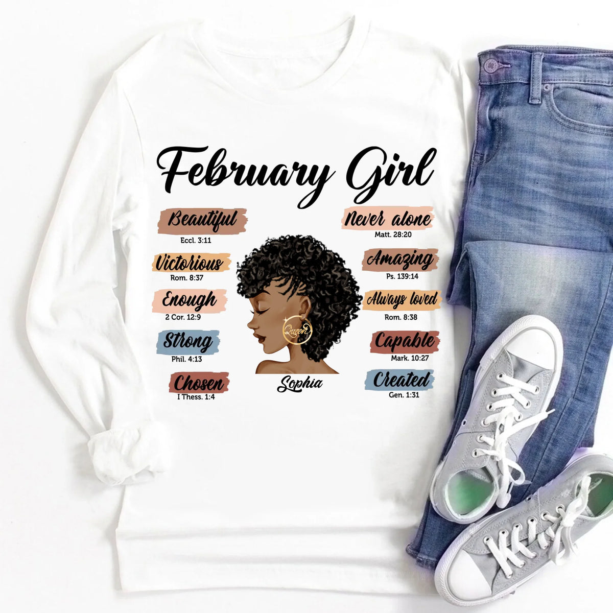 February Birthday Shirt, Custom Birthday Shirt, Queens are Born In February, February Birthday Shirts For Woman, February Birthday Gifts