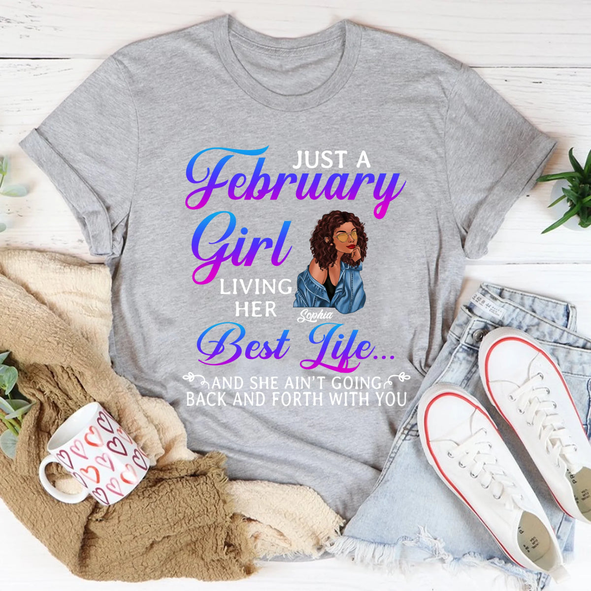February Birthday Shirt, Custom Birthday Shirt, Queens Born In February, February Birthday Gifts, February shirts for Woman
