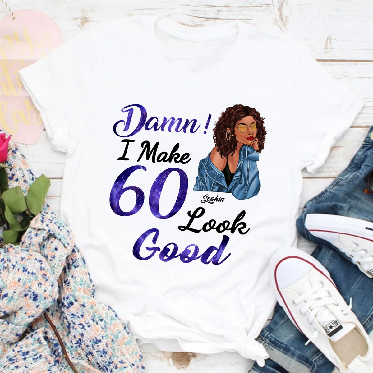 Chapter 60, Fabulous Since 1962 60th Birthday Unique T Shirt For Woman, Custom Birthday Shirt, Her Gifts For 60 Years Old , Turning 60 Birthday Cotton Shirt