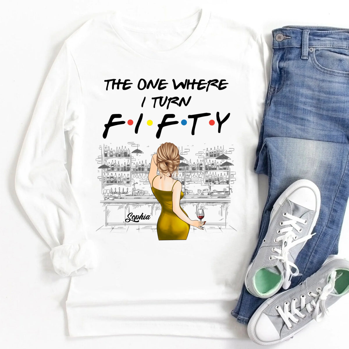 50th Birthday Shirts, Custom Birthday Shirts, Turning 50 Shirt, Gifts For Women Turning 50, 50 And Fabulous Shirt, 1975 Shirt, 50th Birthday Shirts For Her