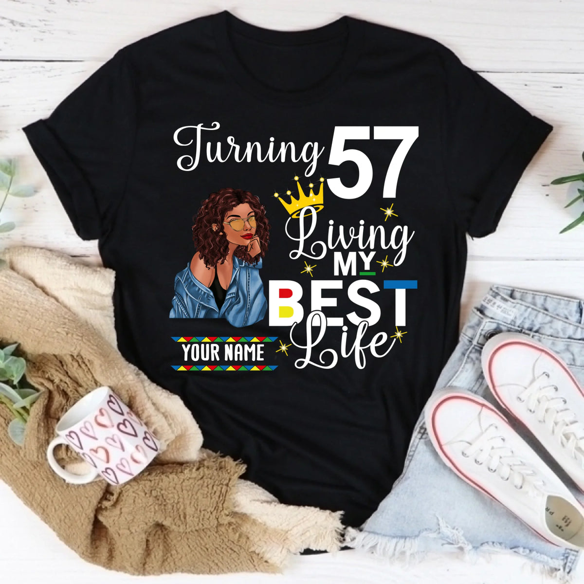Custom Birthday Shirts, Chapter 57, Fabulous Since 1969 57th Birthday Unique T Shirt For Woman, Her Gifts For 57 Years Old, Turning 57 Birthday Cotton Shirt