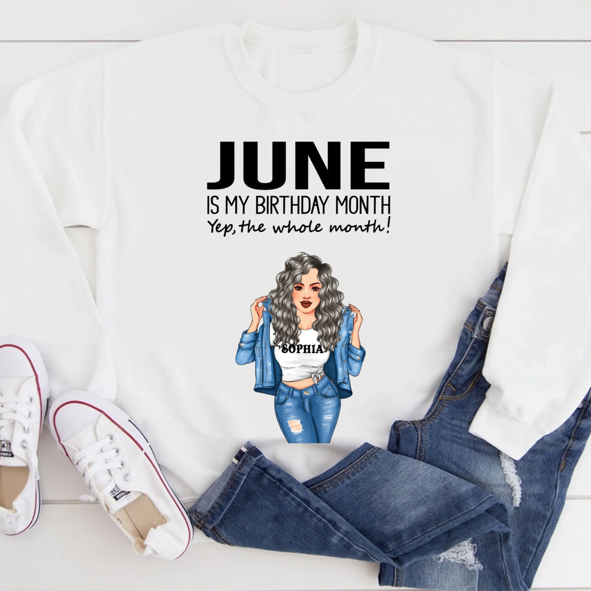 June Birthday Shirt, Custom Birthday Shirt, Queens Born In June, June Birthday Shirts For Woman, June Birthday Gifts